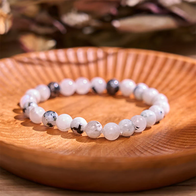 Buddha Stones prowadzą z powrotem do Ziemi seria neutralnych kolorów bransoletka uziemiająca równowagę - Image 24