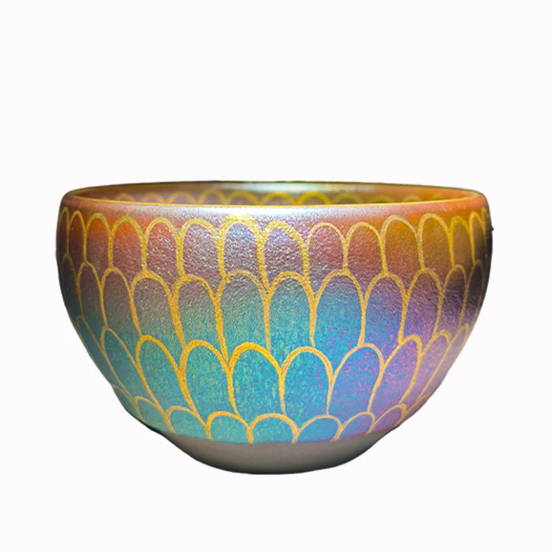 Buddha Stones ręcznie chiński Jianzhan wzór kwiatu lotosu ceramiczny kubek do herbaty Kung Fu kubek do herbaty 150 ml - Image 9