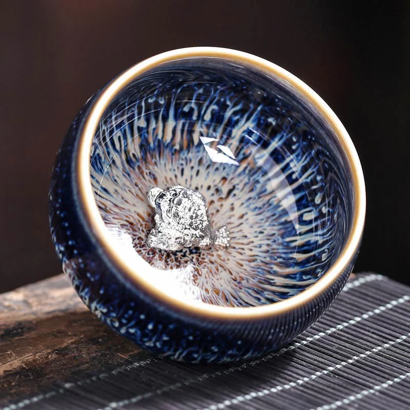 Buddha Stones ręcznie robione chińskie Jianzhan Koi Fish Lotus Dragon Phoenix 12 chińskich zodiaków Ceramiczny kubek do herbaty Kung Fu 70ml - Image 13