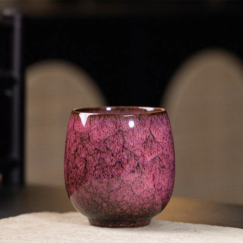 Buddha Stones ręcznie robione małe chińskie Jianzhan Kiln Change Ceramic Tea Cup Kung Fu Tea Cup 150ml - Image 2