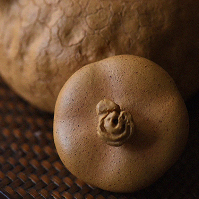 Buddha Stones ręcznie robione Vintage Tree Texture Fioletowa glina Kung Fu Teapot 220ml - Image 11