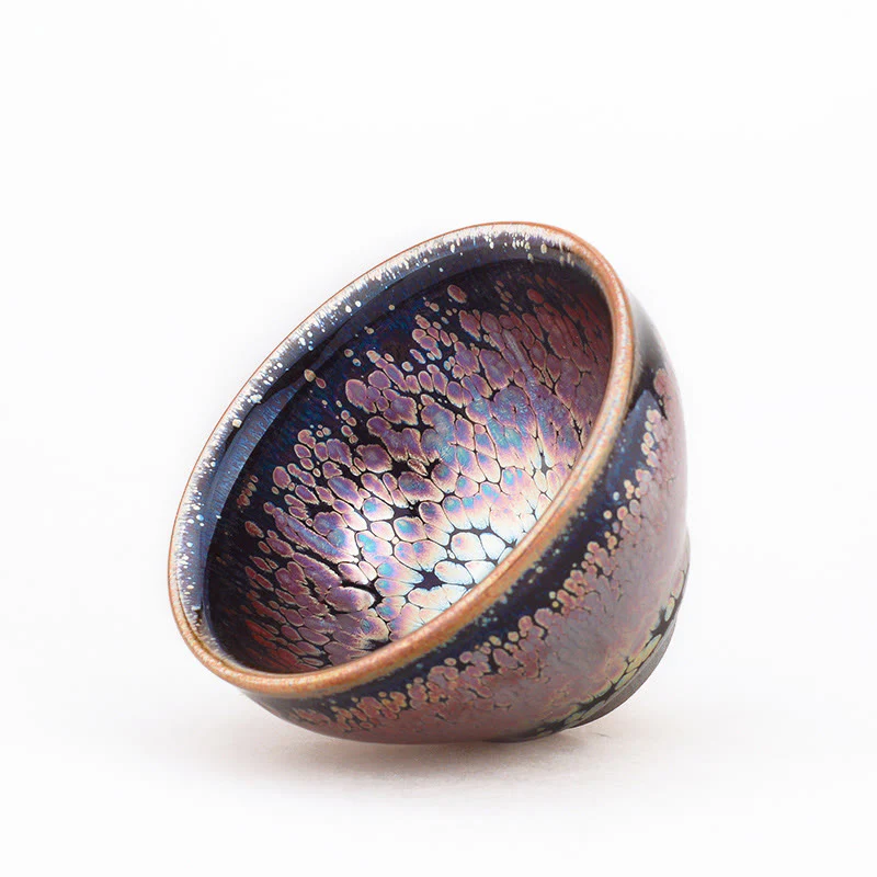 Buddha Stones Ręcznie robiony wzór roślinny Sukulenty Chiński Jianzhan Ceramiczny kubek do herbaty Tenmoku Kung Fu - Image 2