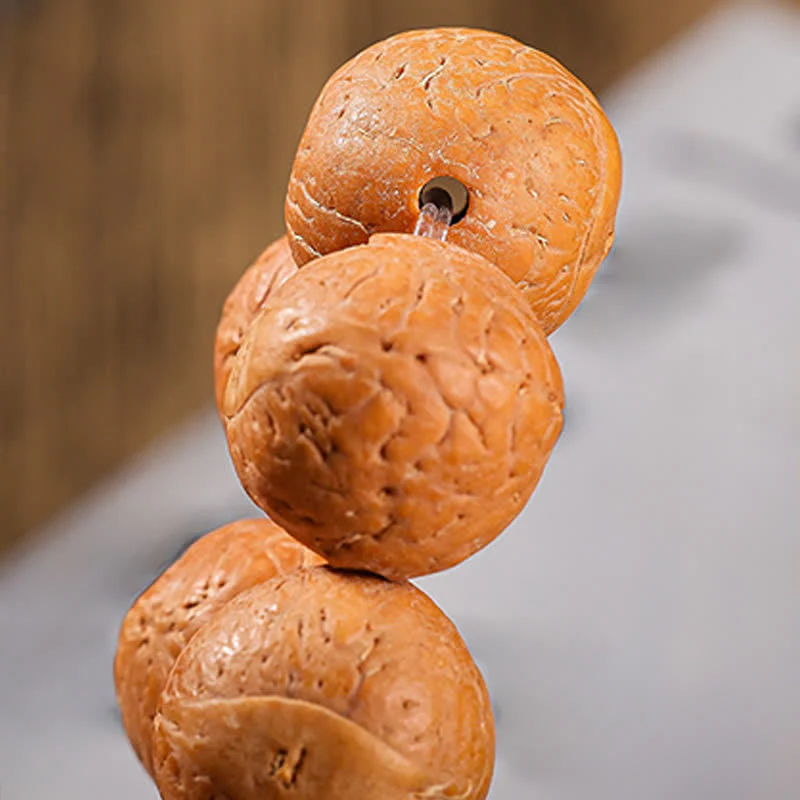 Buddha Stones Ręcznie rzeźbiona etniczna mala na nadgarstek z motywem mądrości Bodhi i oka feniksa - Image 4