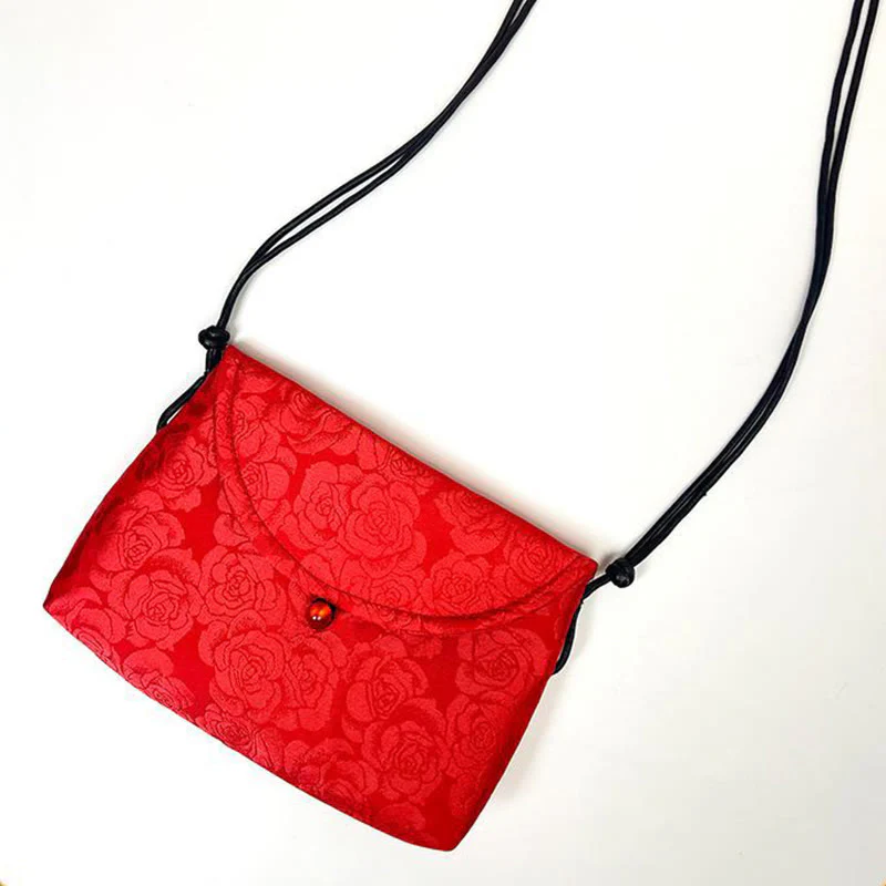 Buddha Stones Retro Kwiaty Wzór Poliester Bawełna Haft Torba Crossbody Hangbags - Image 16