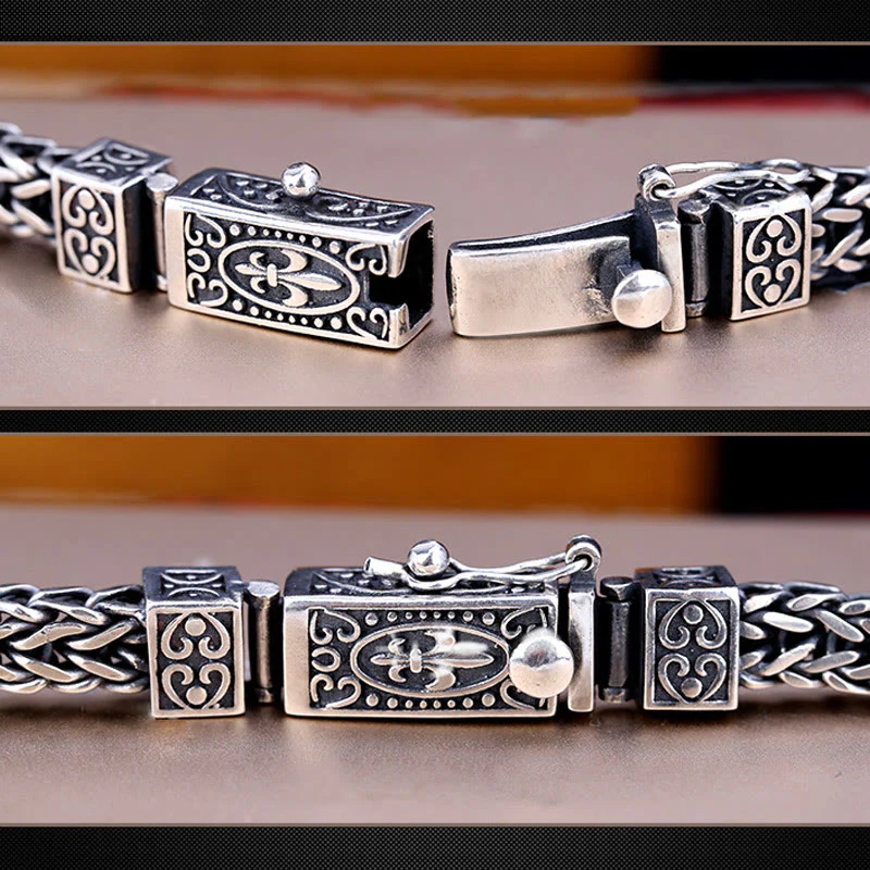Buddha Stones Retro Smok Keel Braided Design Balance Healing Bransoletka - Image 6