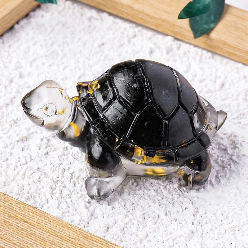 Buddha Stones Różne Kamień Cytryn Zielony Awenturyn Ametyst Miniaturowy Żółw Dobrobyt Dekoracja Domu - Image 13