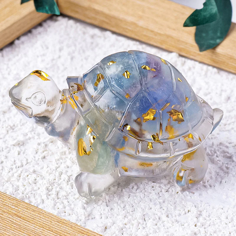 Buddha Stones Różne Kamień Cytryn Zielony Awenturyn Ametyst Miniaturowy Żółw Dobrobyt Dekoracja Domu - Image 20