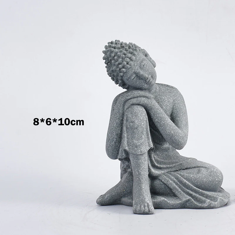 Buddha Stones Siedząca Medytacja Budda Błogosławieństwo Współczucie Dekoracja - Image 10