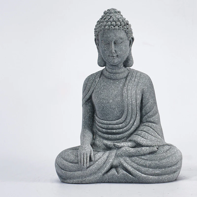 Buddha Stones Siedząca Medytacja Budda Błogosławieństwo Współczucie Dekoracja - Image 11