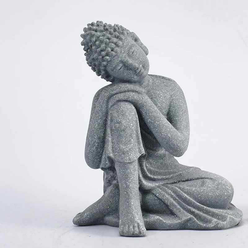 Buddha Stones Siedząca Medytacja Budda Błogosławieństwo Współczucie Dekoracja - Image 16