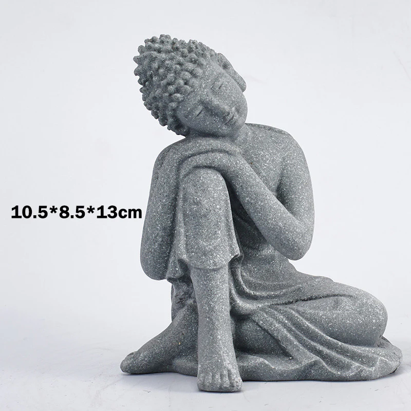 Buddha Stones Siedząca Medytacja Budda Błogosławieństwo Współczucie Dekoracja - Image 18