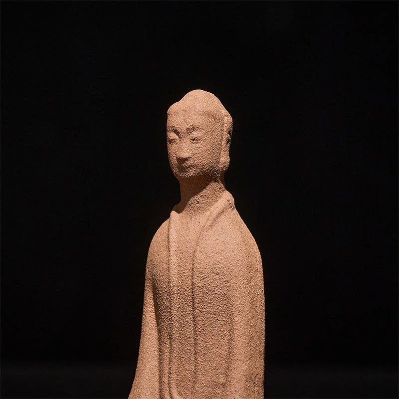 Buddha Stones Siedzący Budda Modlący się Ceramiczna Figurka Zen Dekoracja Domu 5*3*8,5 cm - Image 7