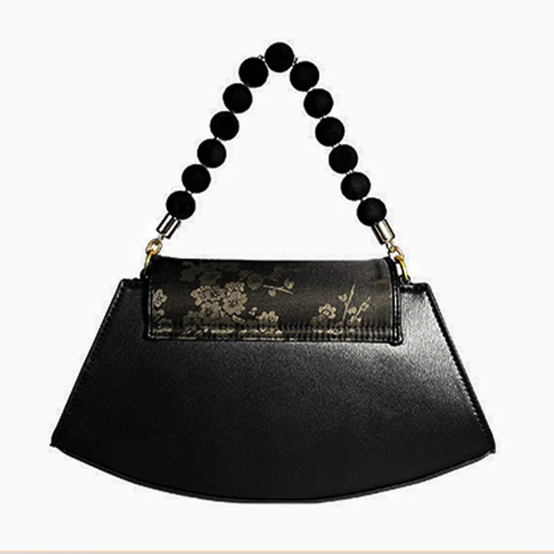 Buddha Stones Śliwkowy Bambusowy Łańcuch Koralikowy Xiangyunsha Jedwabna Torba Crossbody Torba Na Ramię - Image 7
