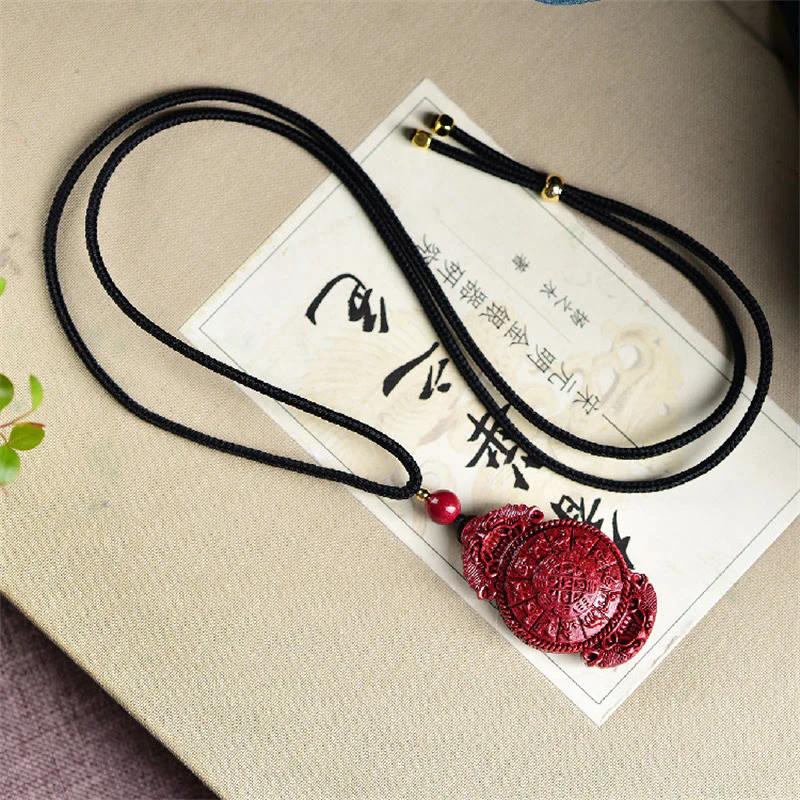 Buddha Stones Śmiejący się Budda Yin Yang Chiński Zodiak Tykwa Naturalny Cynober Błogosławieństwo Naszyjnik Wisiorek - Image 18