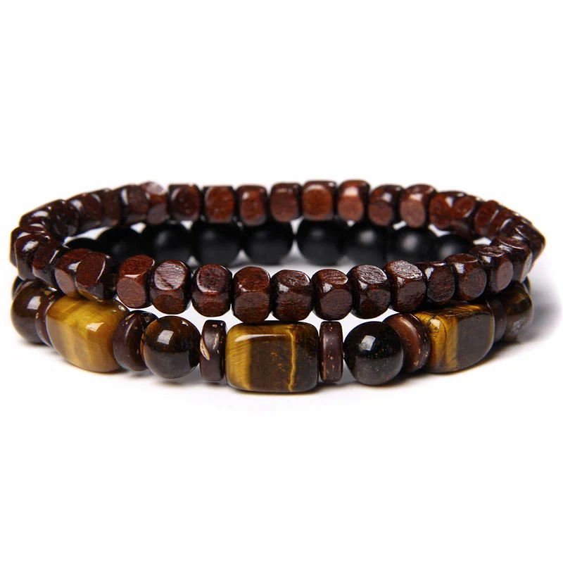 Buddha Stones Tiger Eye Frosted Stone Hematyt Courage