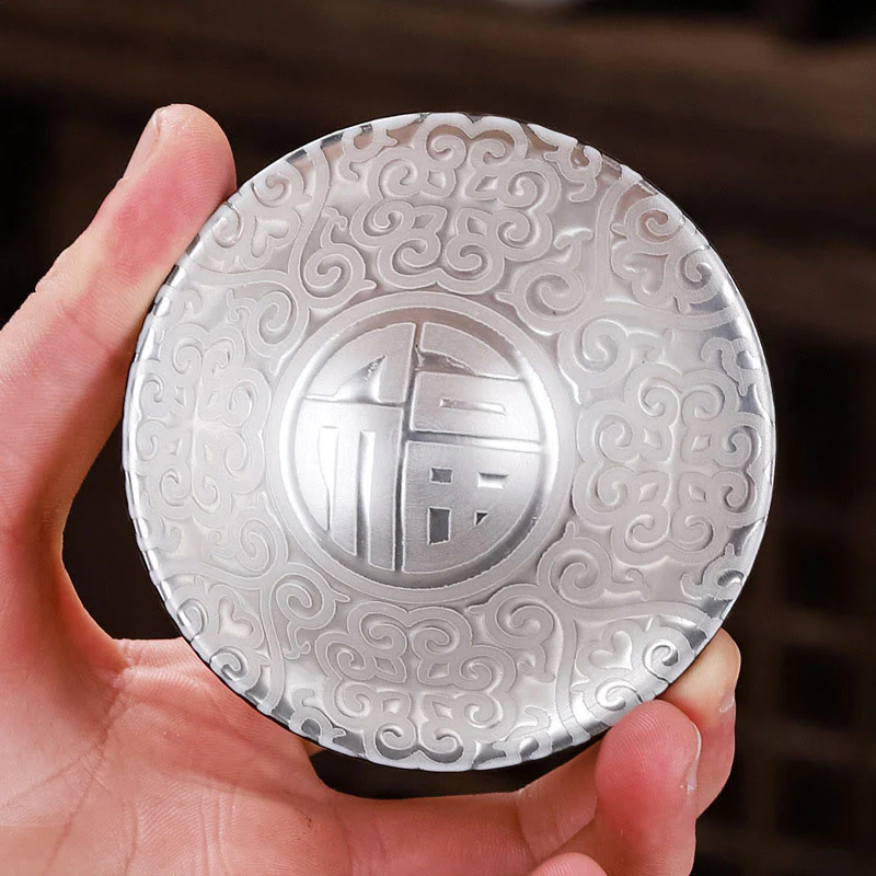 Buddha Stones Tybet Wzór Fu Charakter Złoty Srebrny Ceramiczny Filiżanka Kung Fu Filiżanki do Herbaty 55ml - Image 4