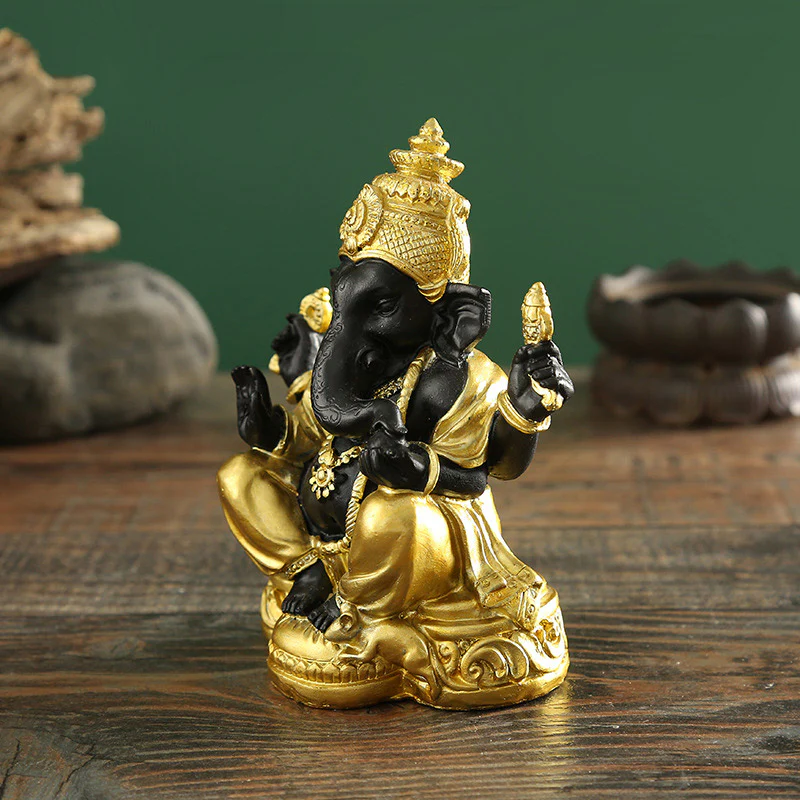 Buddha Stones Tybetańska dekoracja Ganpati FengShui - Image 3