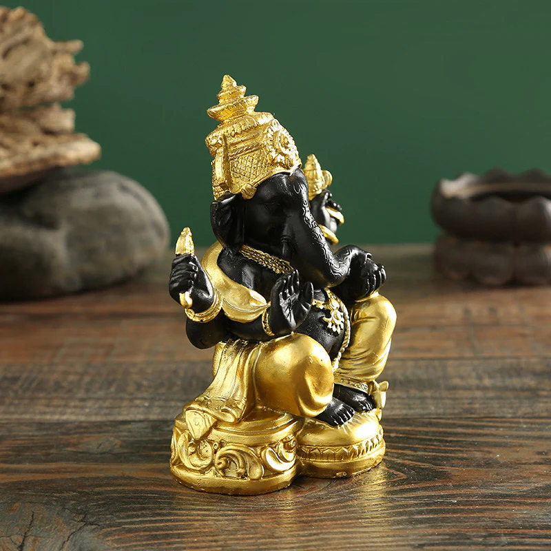 Buddha Stones Tybetańska dekoracja Ganpati FengShui - Image 4