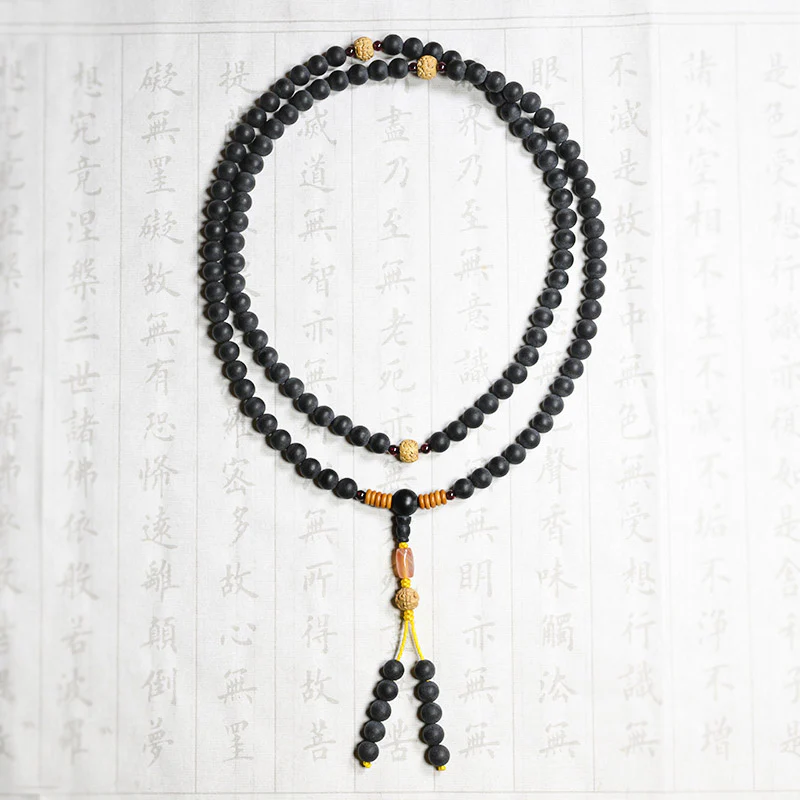 Buddha Stones Tybetańska Mala Cyprysik Bodhi Nasiona Czerwony Agat Bransoletka Lecznicza - Image 11
