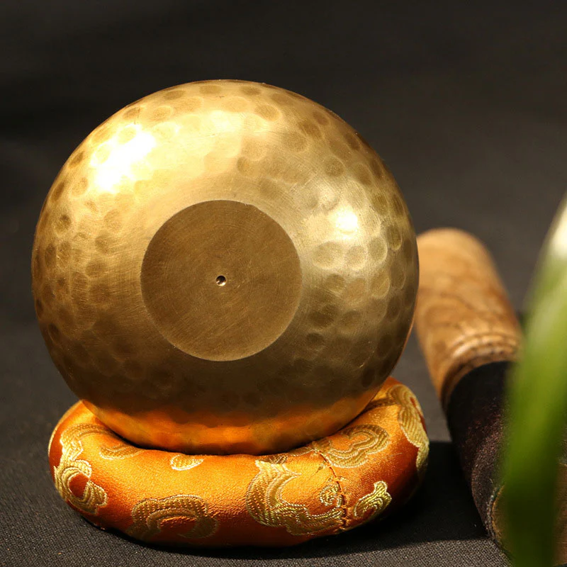 Buddha Stones Zestaw mis śpiewających z tybetańskiej misy dźwiękowej, ręcznie wykonany, do relaksacji i medytacji uważności - Image 6