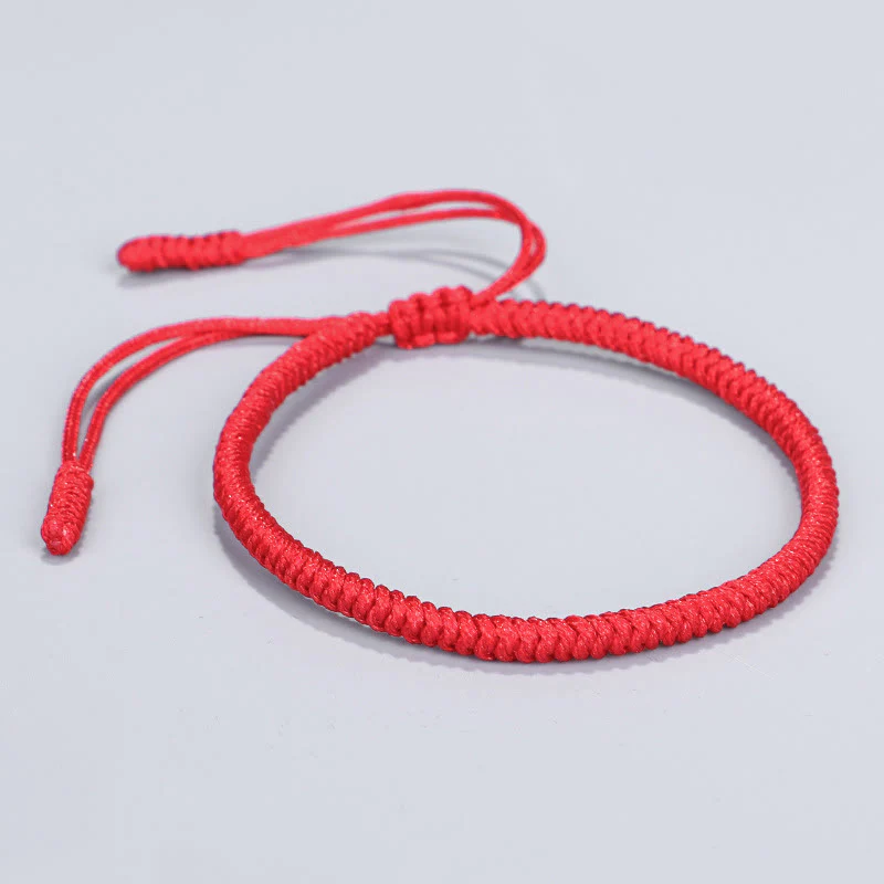 Buddha Stones Tybetańskie 3 sztuki King Kong Knot Protection Braided Bracelet - Image 9