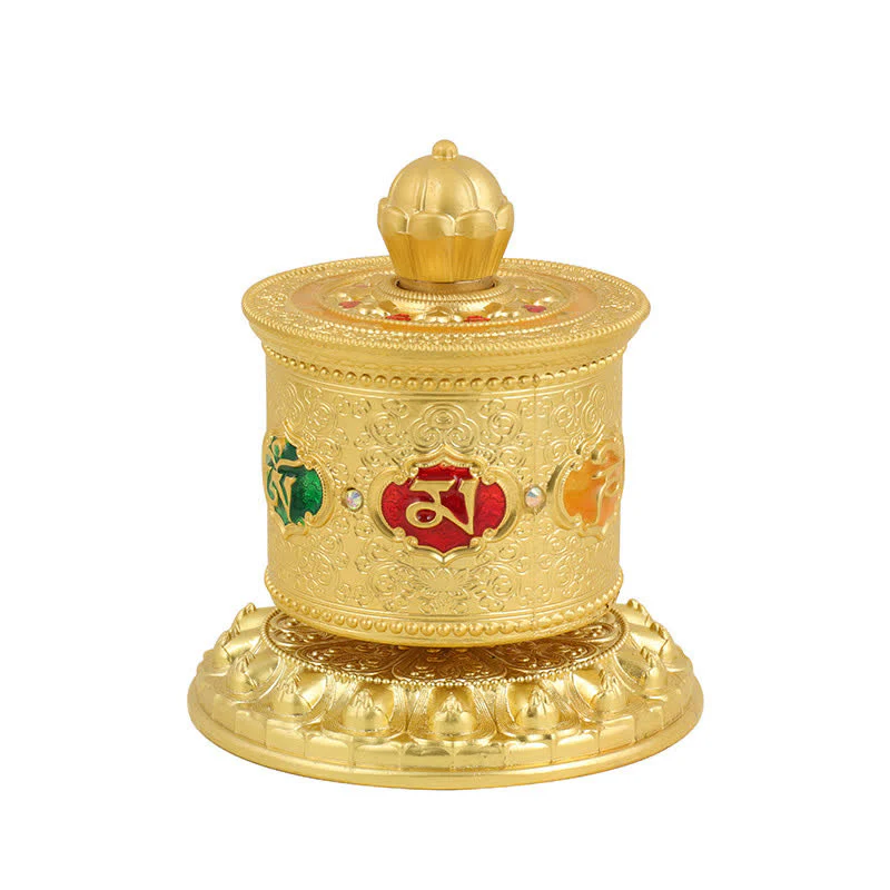 Buddha Stones Tybetańskie Błogosławieństwo Koło Modlitewne Dekoracja Samochodowa - Image 13