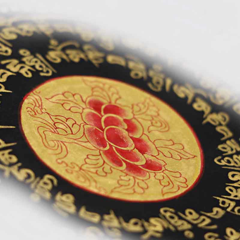 Buddha Stones Tybetańskie Thangka Malowanie Om Mani Padme Hum Pismo Ręcznie Robione Dekoracje (Losowy Styl) - Image 21