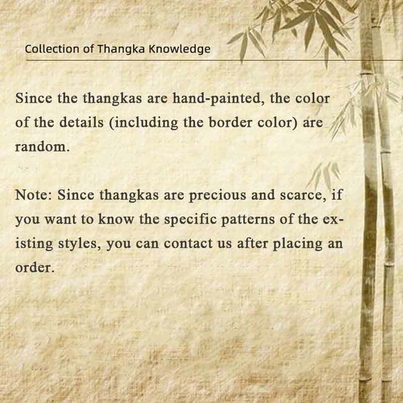 Buddha Stones Tybetańskie Thangka Malowanie Om Mani Padme Hum Pismo Ręcznie Robione Dekoracje (Losowy Styl) - Image 27