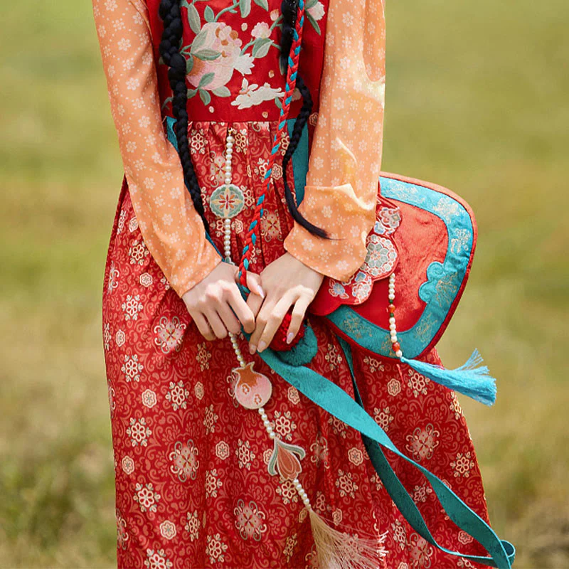 Buddha Stones w stylu etnicznym Su haftowana podróż na zakupy torba na ramię torebka crossbody - Image 10