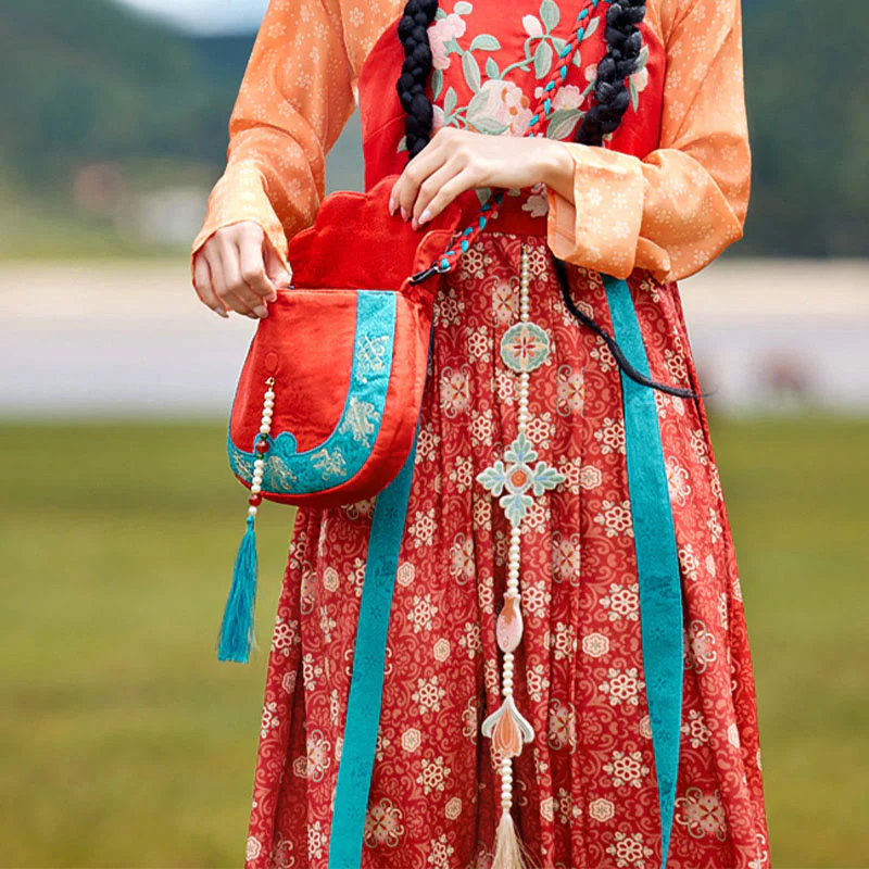 Buddha Stones w stylu etnicznym Su haftowana podróż na zakupy torba na ramię torebka crossbody - Image 5