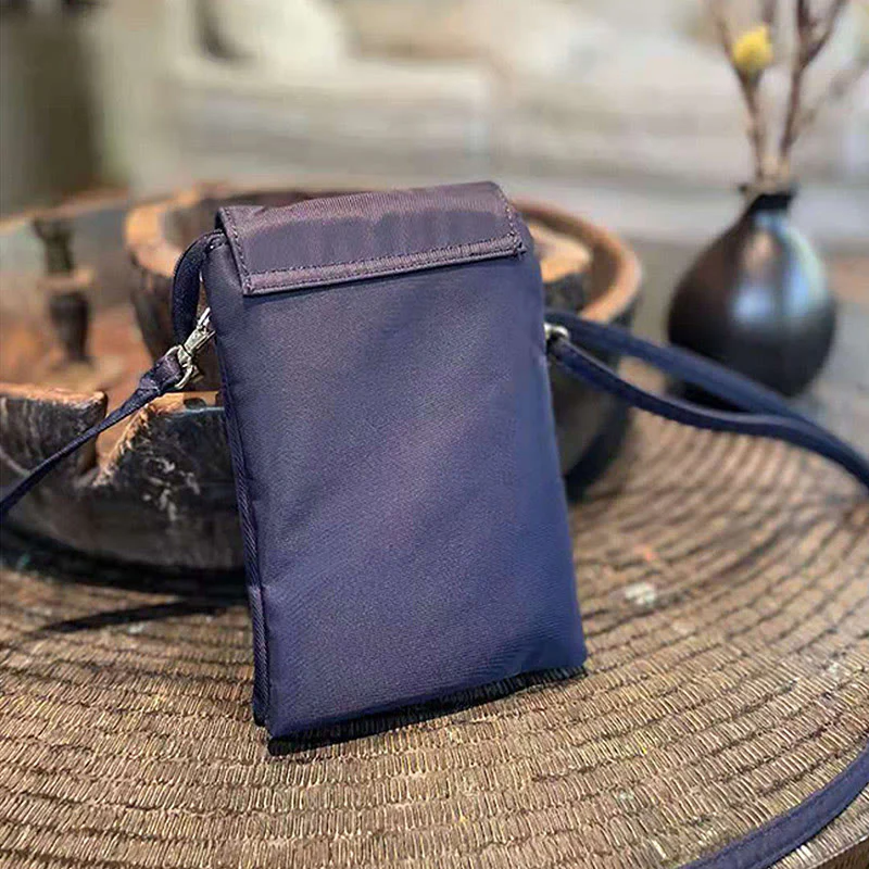 Buddha Stones Wodoodporna Ręcznie Haftowane Kwiaty Lotosu Torba Crossbody Torba Na Ramię Torba Na Telefon Komórkowy - Image 4