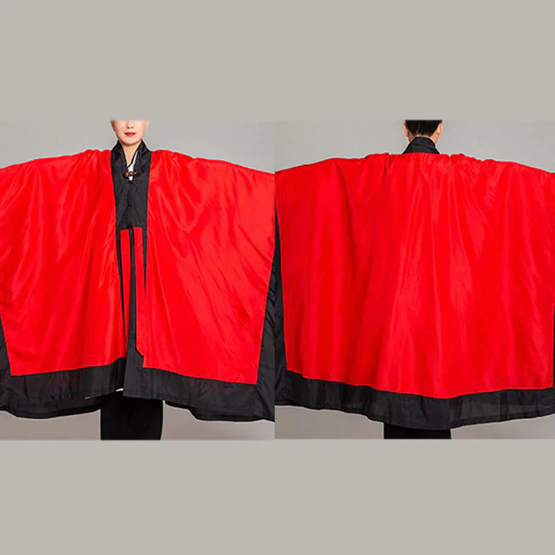Buddha Stones Wudang Jednokolorowe Długie Szerokie Rękawy Unisex Taoistyczna Szata Kimono Na Ceremonię Qigong Tai Chi - Image 16