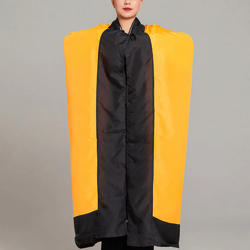 Buddha Stones Wudang Jednokolorowe Długie Szerokie Rękawy Unisex Taoistyczna Szata Kimono Na Ceremonię Qigong Tai Chi - Image 4