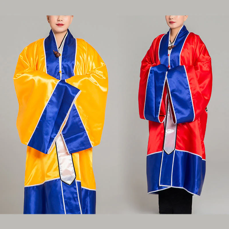 Buddha Stones Wudang Żuraw Haft Długi Szeroki Rękaw Uniseks Taoistyczna Szata Kimono Na Ceremonię Qigong Tai Chi - Image 19