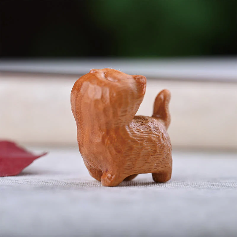 Buddha Stones Zielone drzewo sandałowe Drewno hebanowe Drzewo sandałowe Małe liście Czerwone drzewo sandałowe Miniaturowa dekoracja pokoju Lucky Cat - Image 24