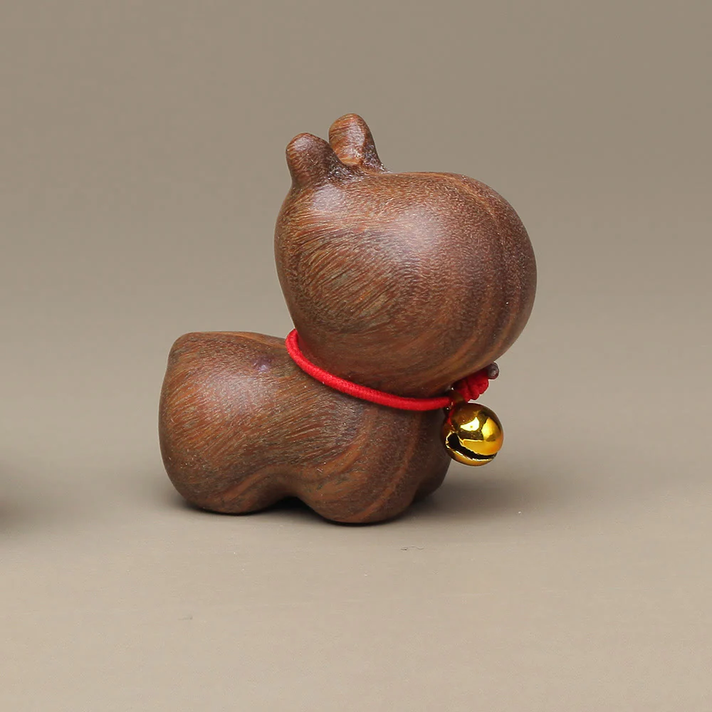 Buddha Stones drzewo sandałowe Małe liście Czerwone drzewo sandałowe Słodkie zwierzęta koty Uspokajający spokój Dekoracja - Image 23