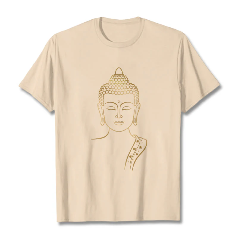 Buddha Stones Złoty Budda w Głębokiej Medytacji Koszulka T-shirt - Image 11