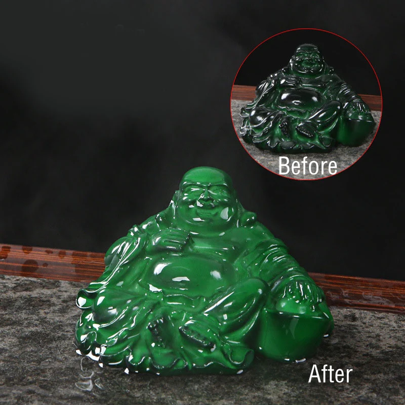 Buddha Stones Zmieniające Kolor Śmiejący Się Budda Żywica Herbata Zwierzę Domowe Bogactwo Figurka Dekoracja - Image 19