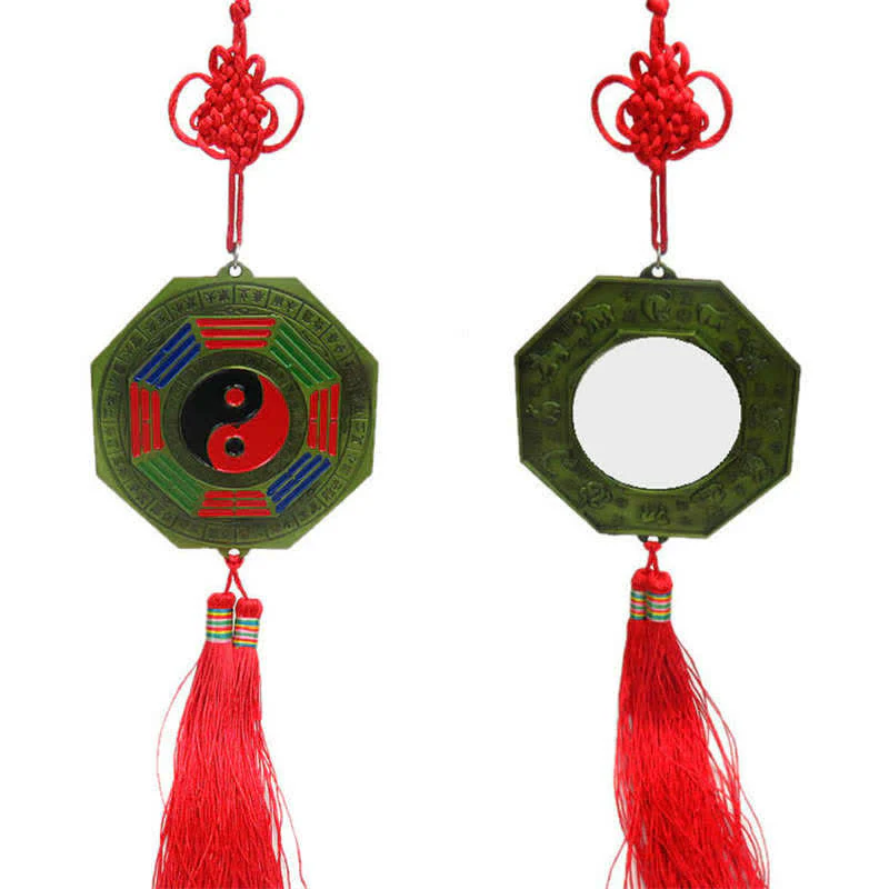 Feng Shui Bagua Mapa Chińskie Węzły Harmonii Energii Lustro - Image 18