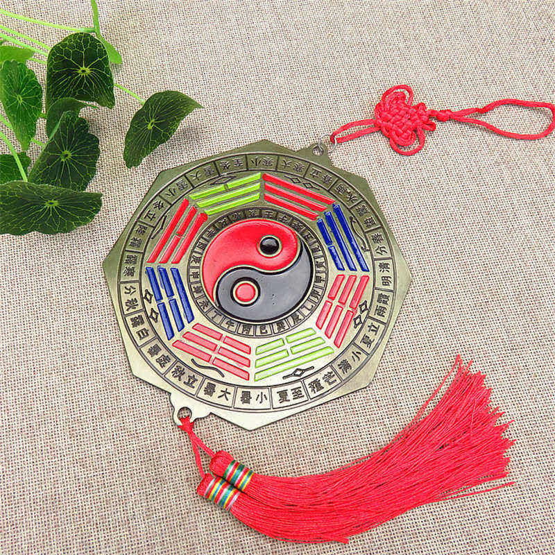 Feng Shui Bagua Mapa Chińskie Węzły Harmonii Energii Lustro - Image 26