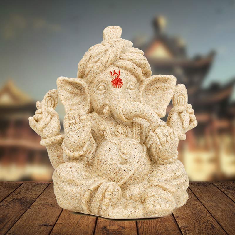 Ganesh Ganpati Słonia Statua Transformacja Dekoracja Domu - Image 3