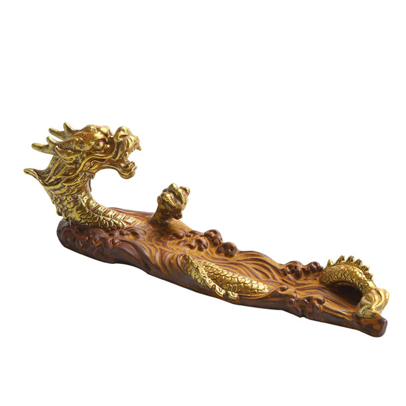 Kadzidełka ceramiczne w kształcie Buddha Stones z ochroną smoka - Image 11