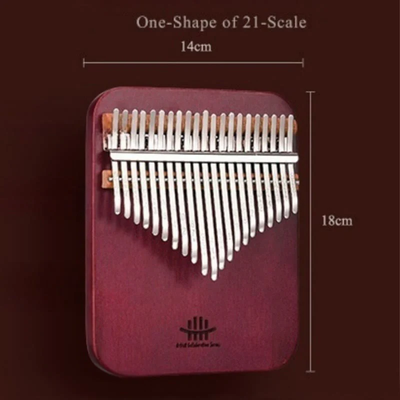 Kamienne Buddha Stones Kalimba 21 klawiszy Pianino kciukowe Peltogyne Drewniane przenośne pianino palcowe - Image 12