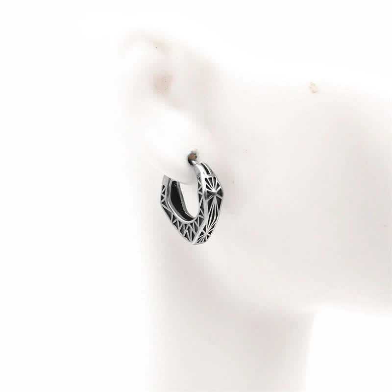 Kolczyki Viking Hoop Titanium Steel Balance - Image 3