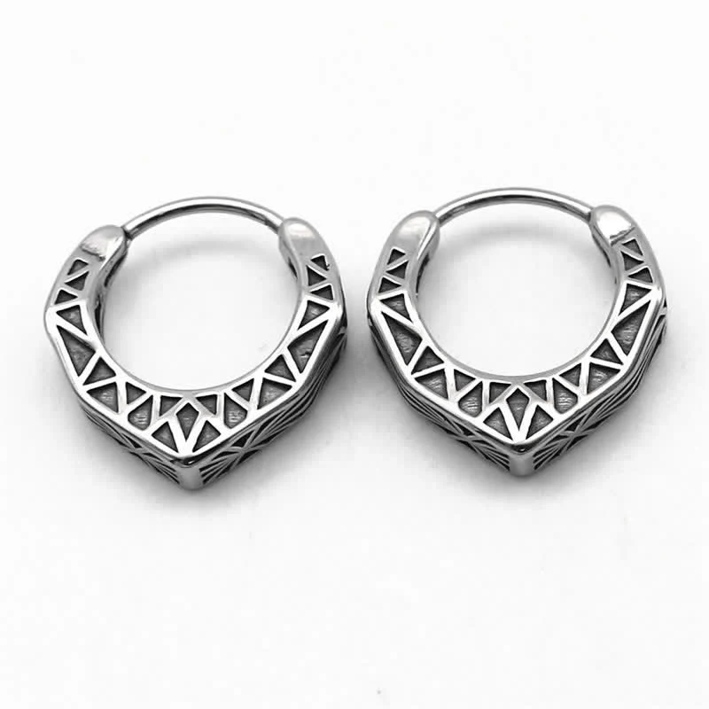 Kolczyki Viking Hoop Titanium Steel Balance - Image 6