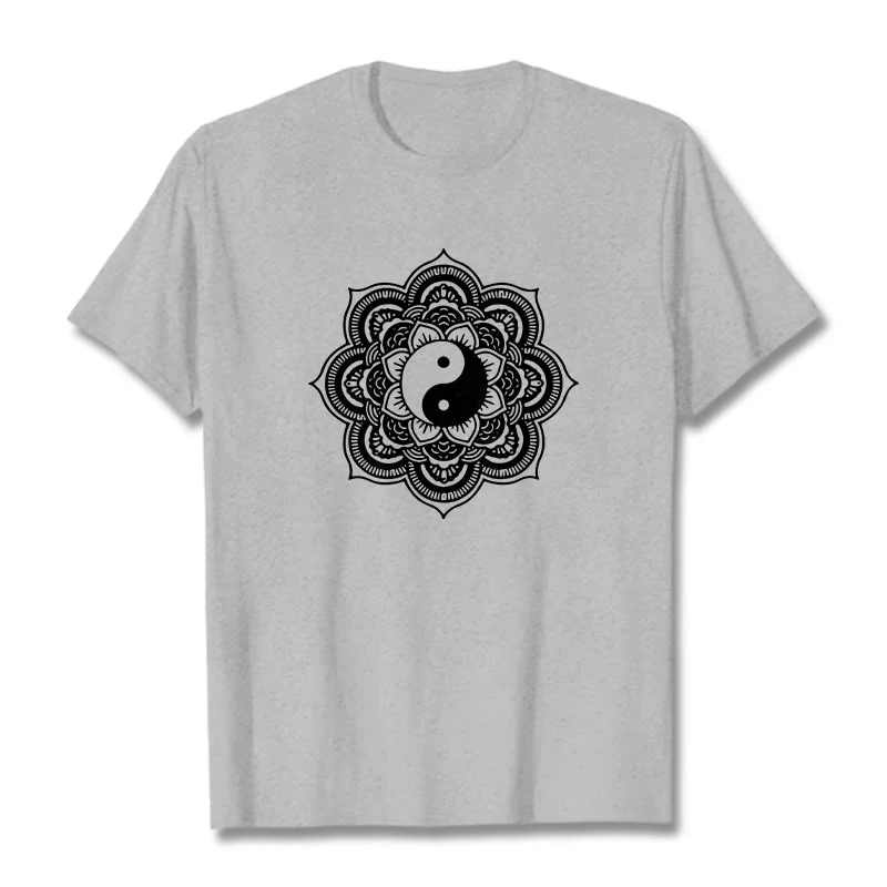 Koszulka z bawełny Buddha Stones Mandala Yin Yang - Image 18