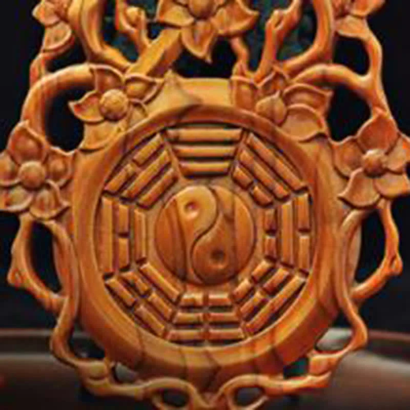 Mapa Feng Shui Bagua Peach Wood, chińska mapa równowagi energetycznej węzłów - Image 4