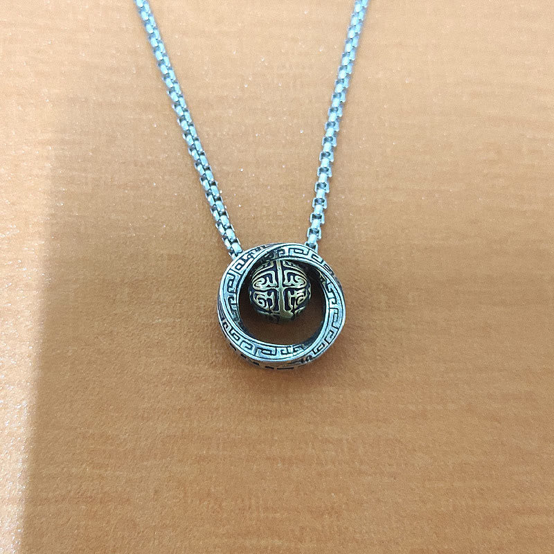 Naszyjnik z Buddha Stones Mobius Lucky Bead Copper Wealth - Image 8