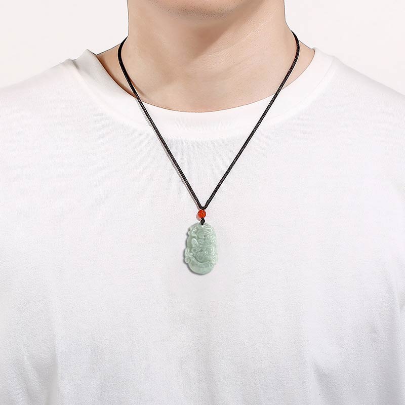 Naszyjnik z Buddha Stones Naturalny Jadeit 12 Chiński znak zodiaku Sukces - Image 21