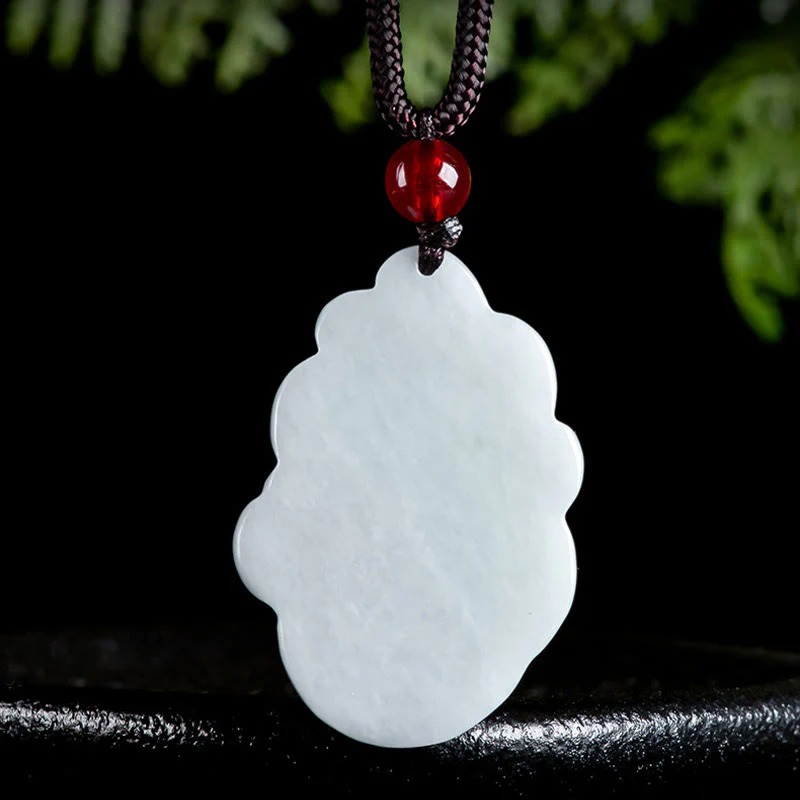 Buddha Stones Naturalny Jade Dziewięcioogonowy Naszyjnik Szczęście Lis Wisiorek - Image 4